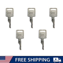 5PCS Ignition Key Set For Bobcat Skid Steer Loader Excavator | Replaces 6693241