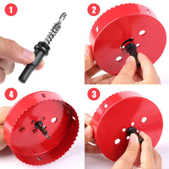 3.5 Inch Hole Saw, 3 1/2 Hole Saw, M42 HSS Bi-Metal Hole Cutter,Triangular Shank