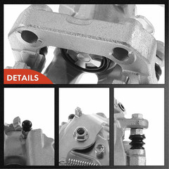 2010-2015 Toyota Prius Plug-In L4 1.8L Rear Brake Caliper Assembly Bracket Pair