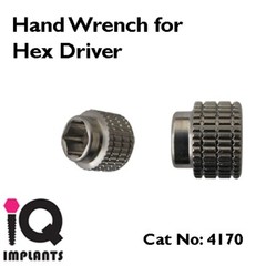 Hand Wrench for Hex Drivers and IQ Implants Mount Dental Prosthetic Surgery Lab