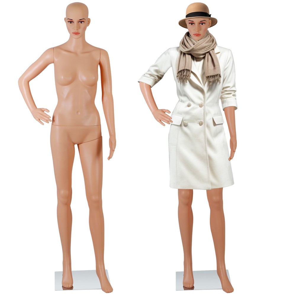 Female Mannequin 69” Full Body Dress Form w/ Detachable Torso, Arms and Legs
