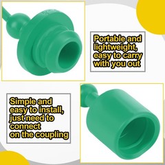 Tondiamo 10sets Hydraulic Dust Caps & 1/2 inch, Red,Blue,Black,Yellow,Green