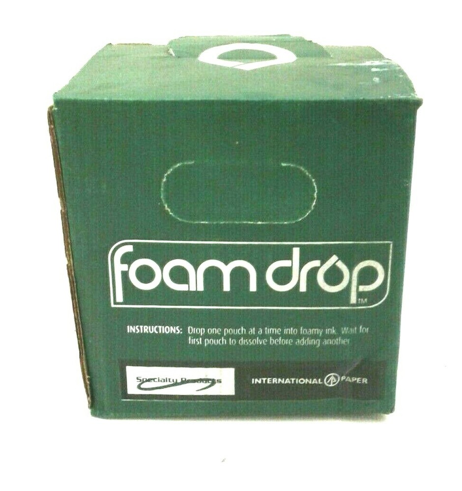 International Paper Foam Drop Premeasured Press-Side Defoamer Pouches Box Of 50