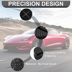 Universal Floor Jack Rubber Pad, Cross Beam Adapter, Pinch 1 PACK, Black