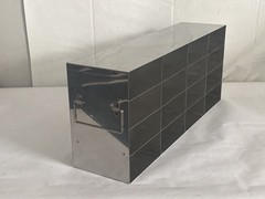 Lab 16-Place 4×4 Array Horizontal Freezer Rack w/ Side Handles Fits 5x5x2” Boxes