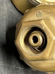 Brass Pressure Gauge 0-4000 PSI And 0-280 KSC Made In USA