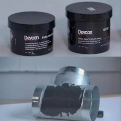 DEVCON 10110 Plastic Steel Putty Epoxy (A) 1 lb. New Sealant Metal Concrete