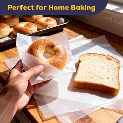 Fit Meal Prep 500 Pack 6 x 10.75 Inches Deli Wax Paper Sheets, 6 x 10.75”