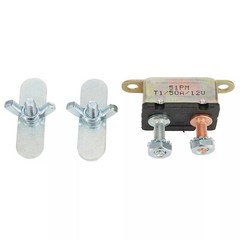 5pack 12V 30A~50A Auto Automatic Fuse Reset Circuit Breaker Copper Stud Bolt