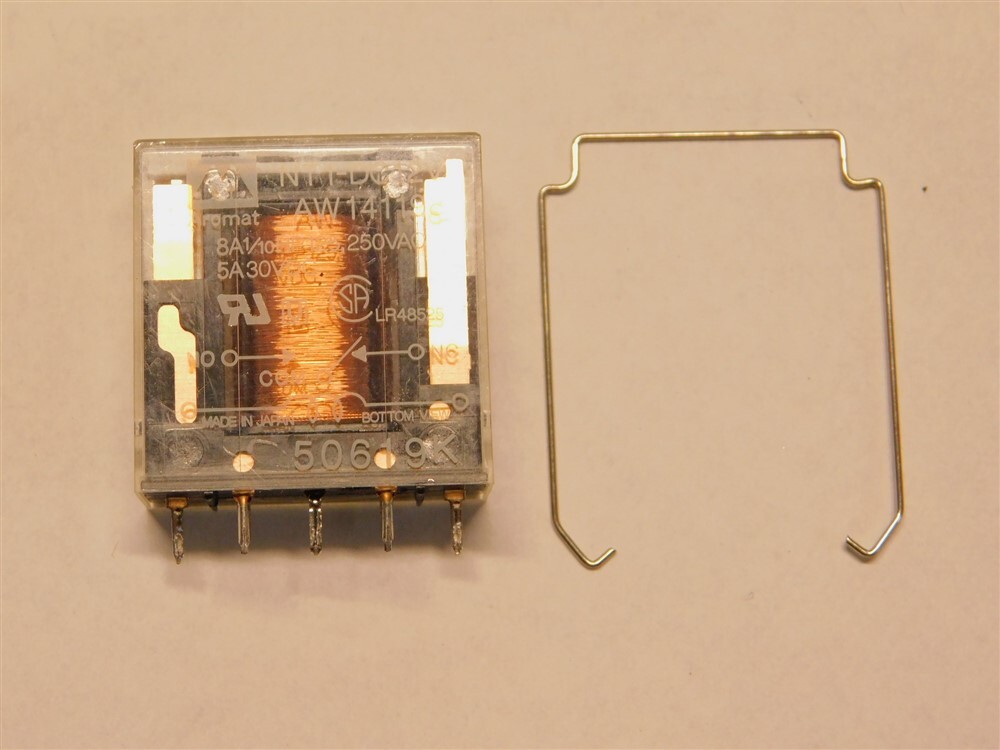 Panasonic Aromat NT1-DC12V SPDT 8A 125/250VAC, 12VDC 500Ω Coil Power Relay