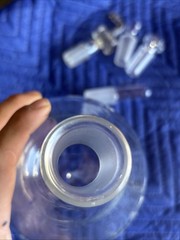 Chemglass cg-1512-09 1000mL 1L Evaporation Flask 24/40 Recovery