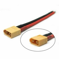 1 Pair Of XT60 Battery Male Female Connector Plug With Silicon 14 AWG Wire Cable
