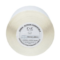ZEBRA 4×6 (4″ x 6″) Direct Thermal Labels – 3″ Inch Core – (1) Roll of 1000