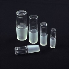 Various Sized Glass Hollow Stopper Flask Plug Chemistry Laboratory Glassware