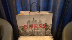 25 GUESS Retail Shopping Bags – Rope Handles – Boutique Bulk Lot