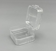 Dental Denture Hinged Display Box Film Membrane Storage Case False Teeth Case