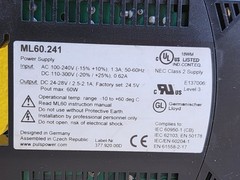 NEW Puls MiniLine ML60.241 DIN Rail Power Supply, 24V, 60W