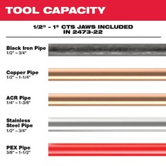 Milwaukee Tool 2473-22 M12 Force Logic Press Tool Kit W/Jaws