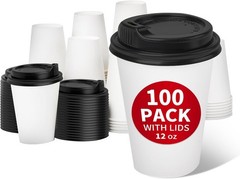 3 oz 300 Pack Paper Coffee Cups for Bathroom, Disposable Mouthwash Cups, Small P