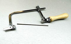 Saw Frame Adjustable Jewelers & Craft 3″ & 12pcs Saw Blades Jewelry Making Hobby