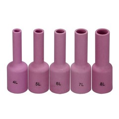 RIVERWELD TIG Alumina Nozzle Ceramic Cups Long Large Assort size, Pink