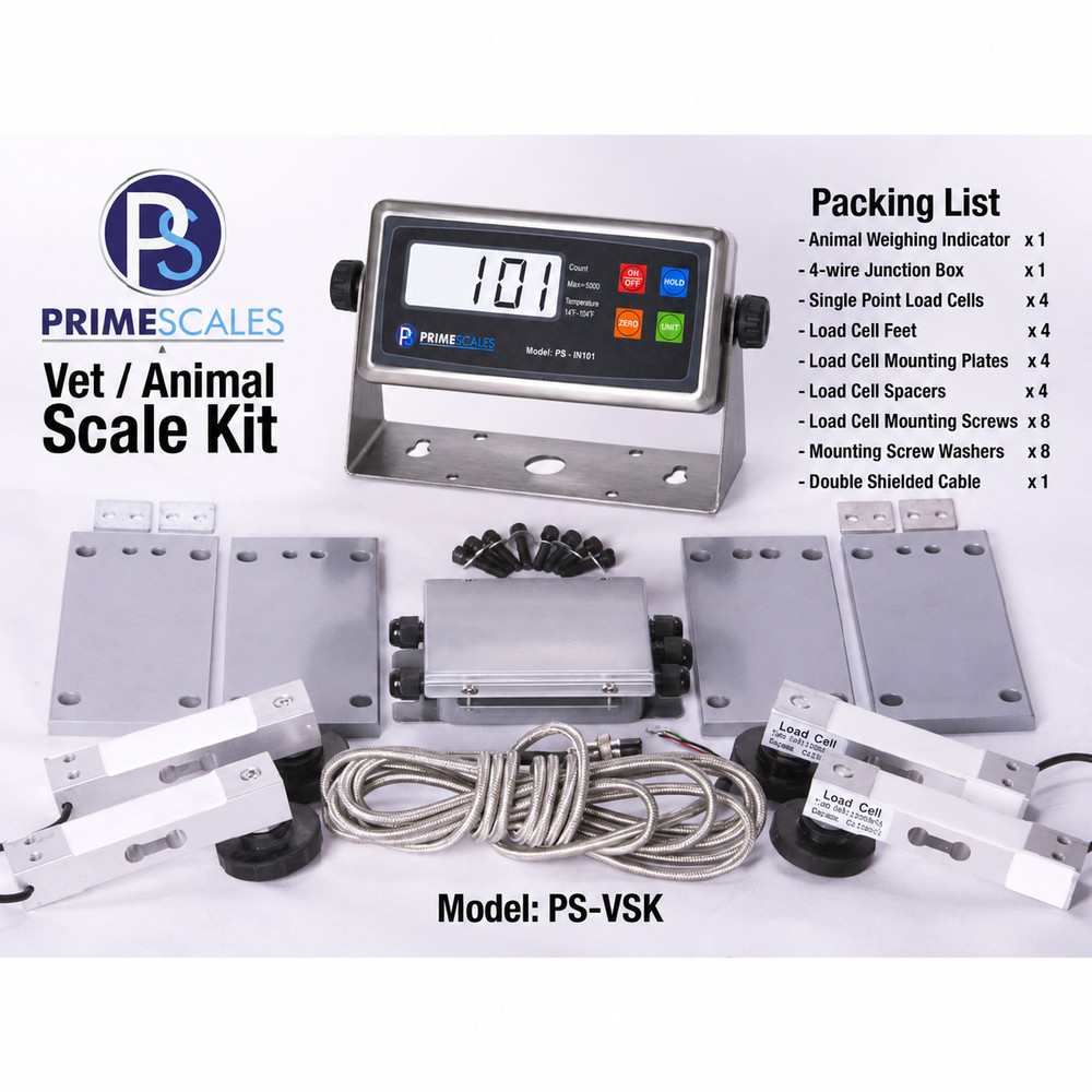 Livestock Scale Kit for Cattle Hogs Sheep Goats Pigs Squeeze Chutes Pallet scale