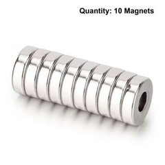 10 20 50 Strong Countersunk Ring Magnets 25 x 5mm Hole 5mm Rare Earth Neodymium
