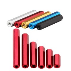 M3 Aluminium Alloy Female Long Nut Thread Pillar PCB Spacer Studs Standoff Hex