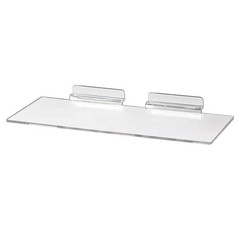 Dazzling Displays 3-Pack of 4″ x 10″ Slatwall Shelves