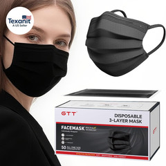 ASTM Level 3 Highly Protective Disposable 3 Ply Face Masks with Individual Packa