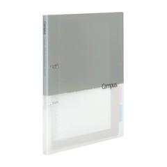 A4 Gray Storage Binder With 10 B5 Papers And 5 Tab Dividers For Easy Organiza…