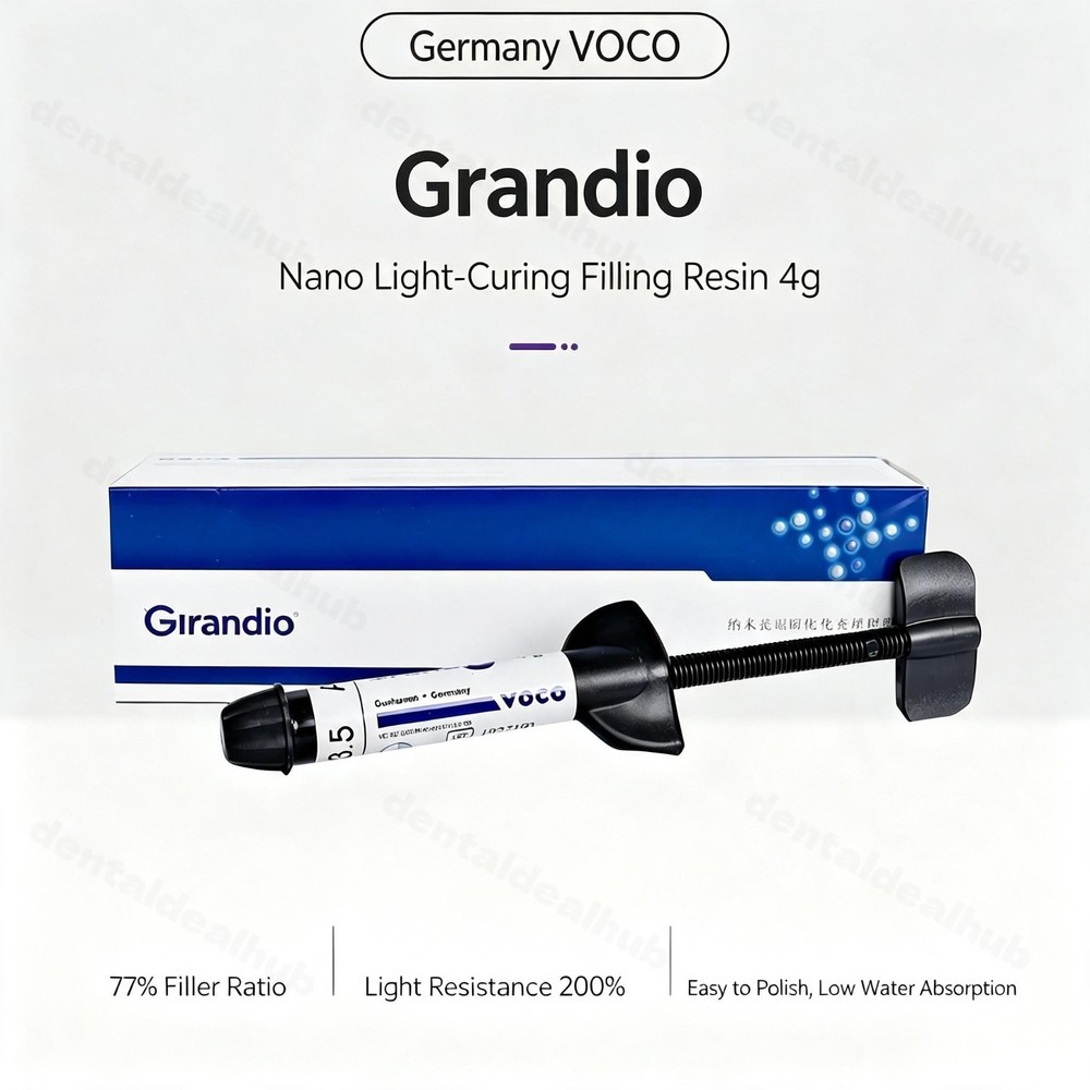Voco Grandio Universal Light Cure Nanohybrid Composite Syringe 4 Gm A2