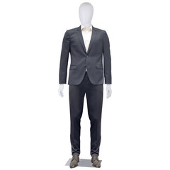 Male Mannequin Dress Form 73″ Adjustable Stand w/Base White Mannequin Full Body