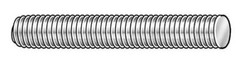 Zoro Select 20209 Fully Threaded Rod, 3/4″-16, 2 Ft, Steel, Low Carbon, Zinc