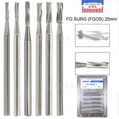 Dental Oral Surgery Carbide Bur 25mm Length Taper Fissure FGOS