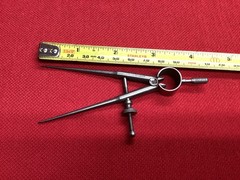 Starrett Round Leg Dividers Set of 4 Small Tools Athol Mass 🇺🇸 NICE ! L👀K !
