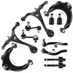 12pc U&L Ctrl Arms Ball Jts I/O Tie Rod Ends Sway Bar Kit 04-08 TSX 03-07 Accord