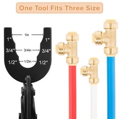 3-in-1 Air Line Disconnect Pliers Tool 1/2″ 3/4″ 1″ Push Connect Fitting Remover