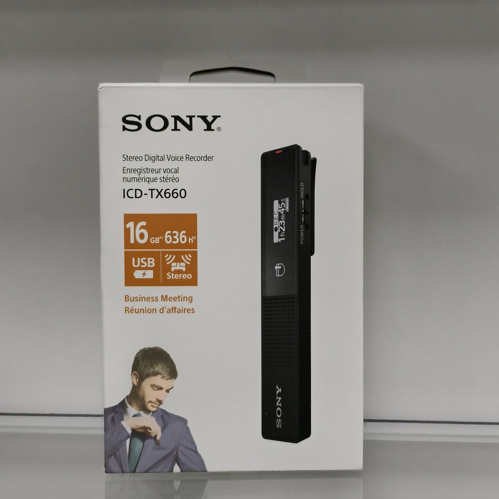 Sony ICD-TX660 16GB Digital Voice Recorder OPEN BOX