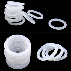 Food Grade Silicone Rubber O Rings Gasket Cross Section 5mm ID 17mm-150mm