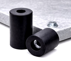 1 1/2″ X 1 1/2″ HD XL Heavy Load Rated Rubber Feet for Equipment 4 per Package