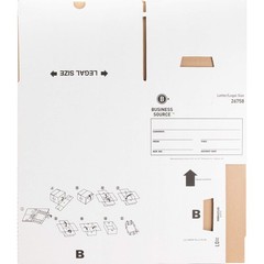 Medium Duty Lift-off Lid Storage Box for Organized Business Supplies