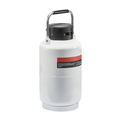 3L Aluminum LN2 Dewar with 6 Canisters & Carry Bag