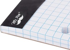 Graph Paper Pad 8.5×11 Inches, 55 Sheets, 3-Hole Punched for Engineers