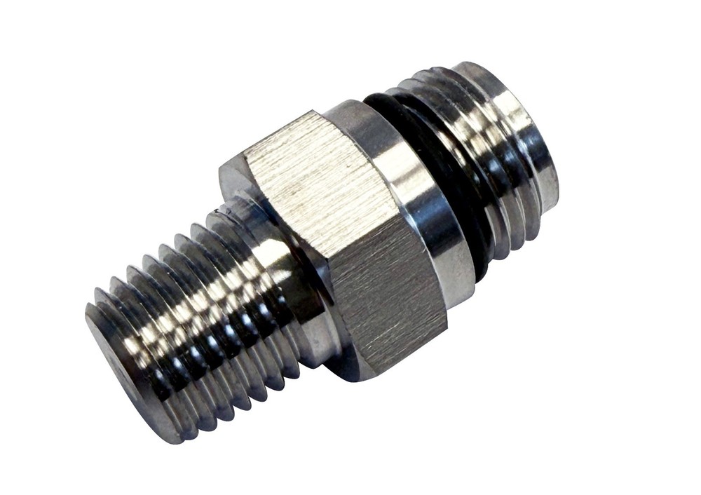 C10 x 1/4″ Male NPT Stainless Steel Adapter Fitting