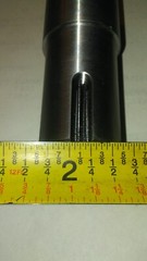 Crank shaft Adapter Taper to 1 1/8″ In. 1/4 key Briggs & Stratton Vanguard 37hp