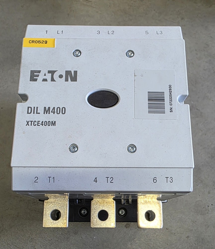 Eaton XTCE400M Moeller Series 3-Pole Contactor 400A DIL M400