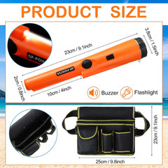 Metal Detector Kit Accessories Include Metal Detector Pinpointer, Sand Sifter Sc
