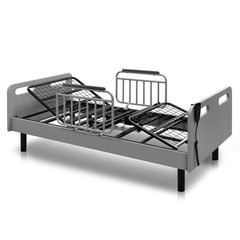 Electric Adjustable Hospital Bed for Home Use w/Wired Remote Control Memory Foam