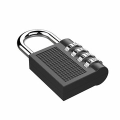 Combination Lock Resettable 4-Digit Anti Rust Weatherproof Padlock
